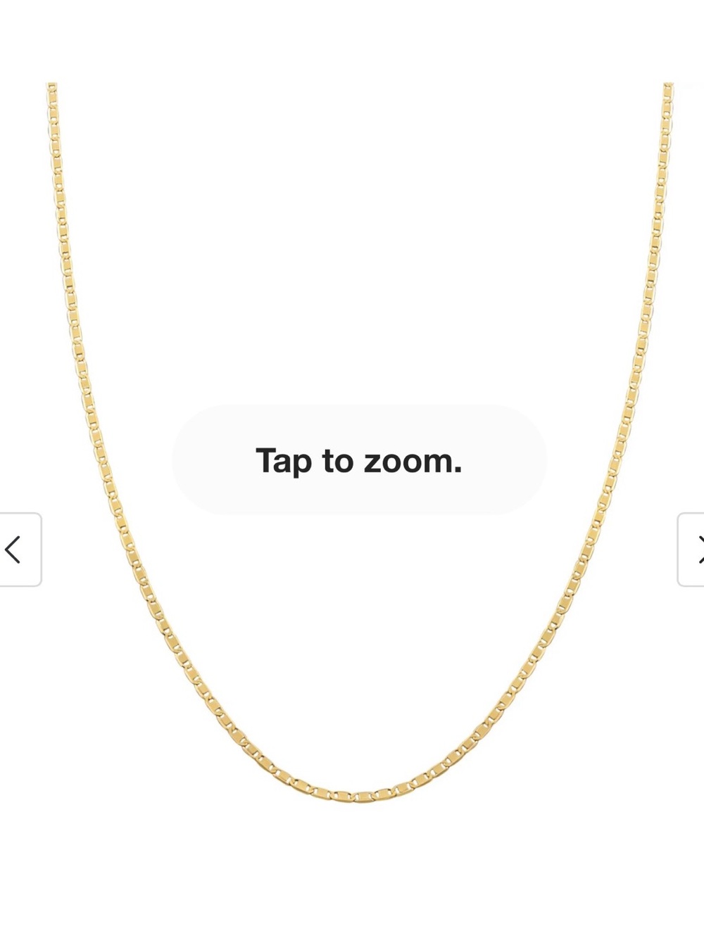 10k Solid Gold Valentino Necklace - Elegant Women's Jewelry 16inch